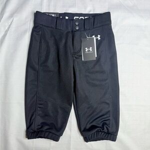 Under Armour Youth Bseball Uniform Bottoms Black Pants Size Youth Small NEW